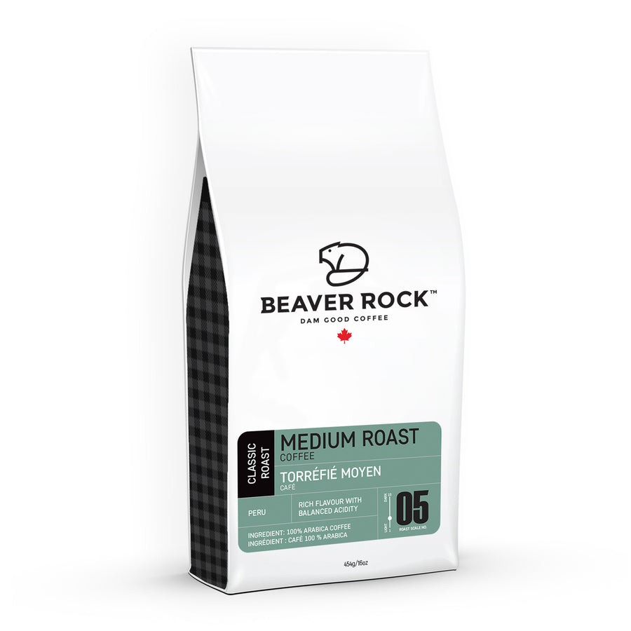 Beaver Rock Medium Roast Whole Bean Coffee 340g