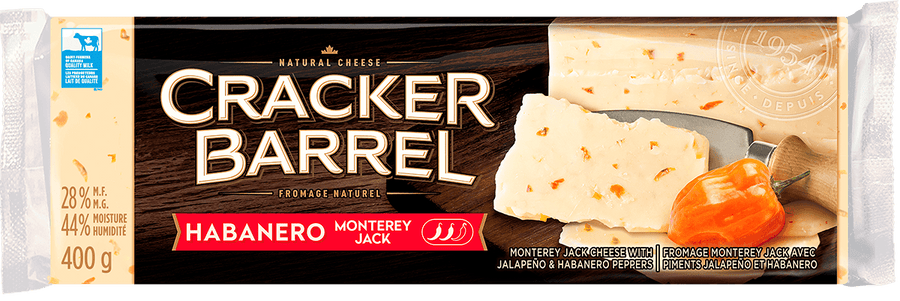 Cracker Barrel Habanero Monterey Jack Cheese 400g