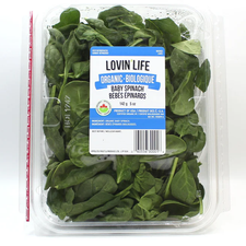 Image of Lovin Life Baby Spinach Organic 142g