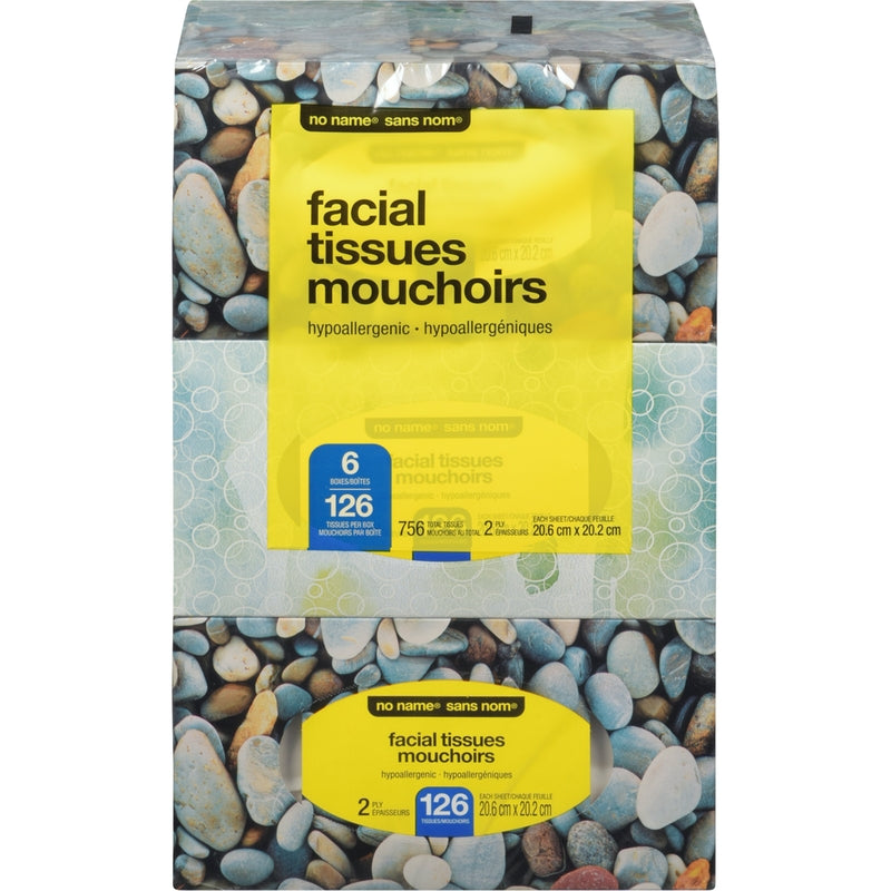 No Name Facial Tissue - 6pk
