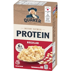 Quaker Instant Regular Protein Oatmeal 6 packets 228g