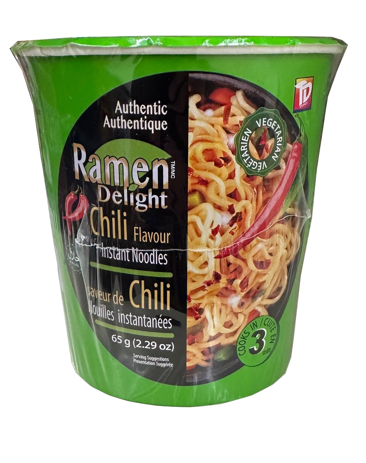 Ramen Delight Chili Instant Noodles Cup Chili 65g – Mike Dean Local Grocer