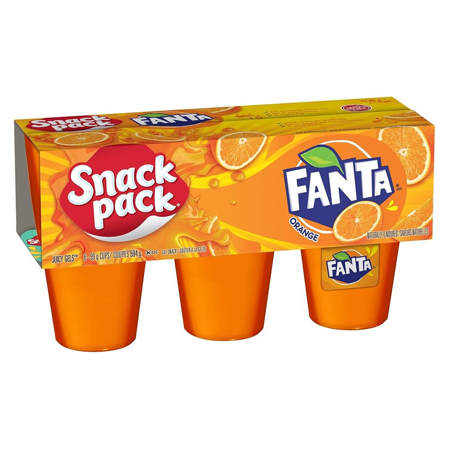 Snack Pack Fanta Juicy Gels™ 6x90g Cups