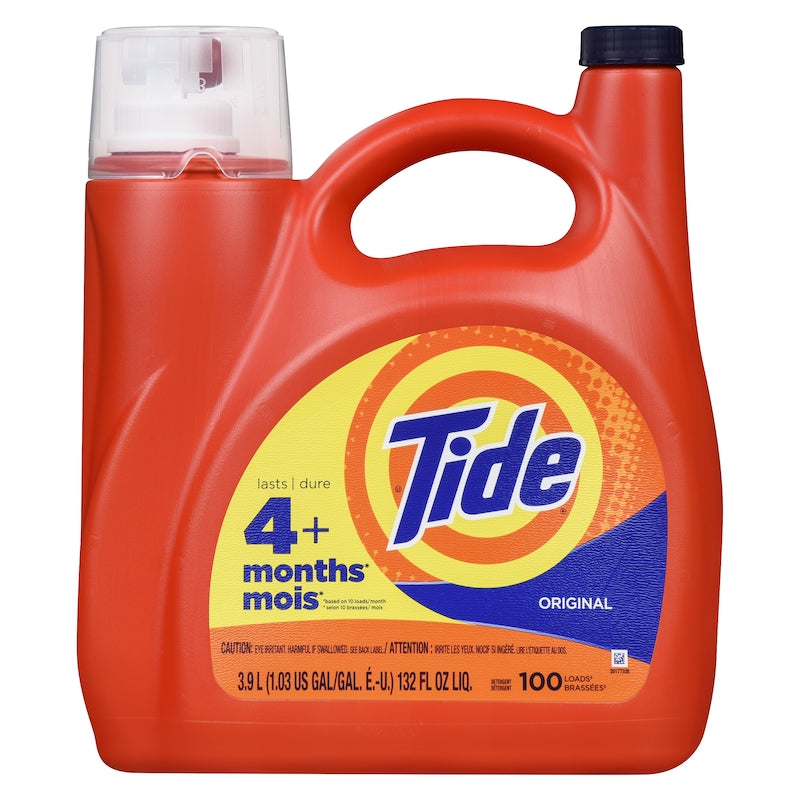 Tide Liquid Laundry Detergent - 100 Loads 3.9L