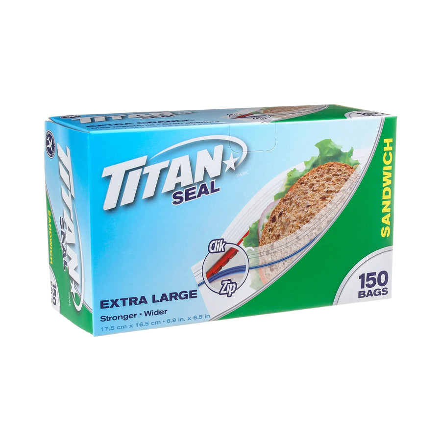 Titan Sandwich Plastic Bags - 150pk