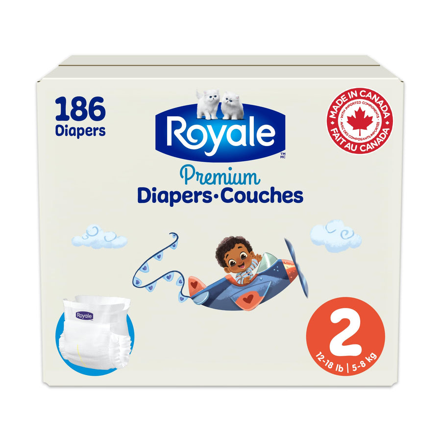 Royale Diapers - Size 2 - 84pk