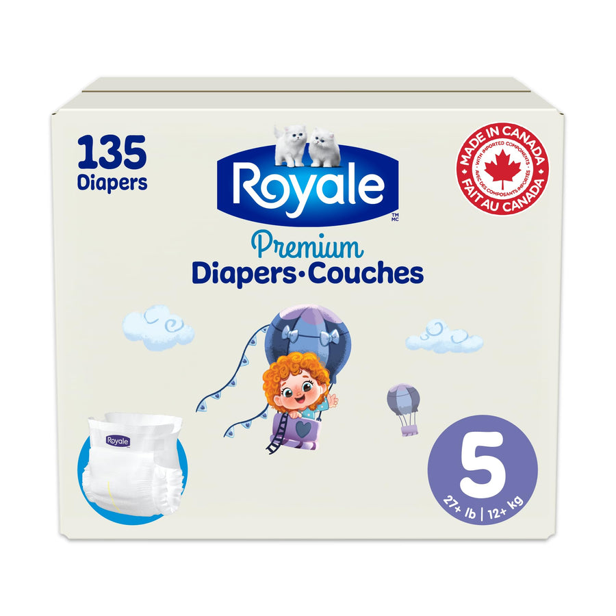 Royale Diapers - Size 5 - 58pk