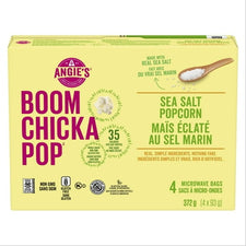 Image of Angies Boom Chicka Popcorn - Sea Salt 4x93G