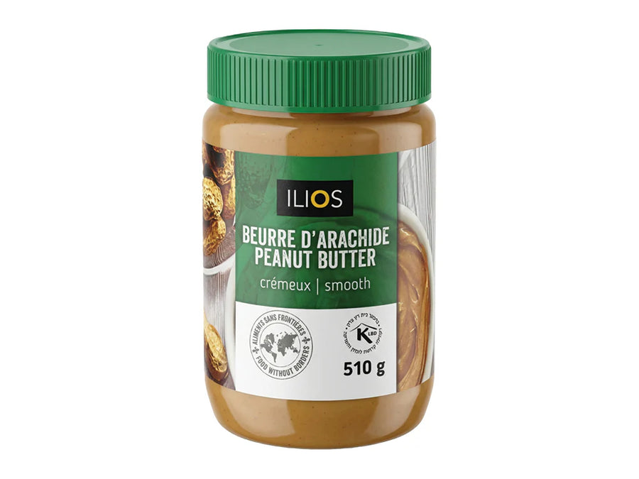 ILIOS SMOOTH PEANUT BUTTER 510G