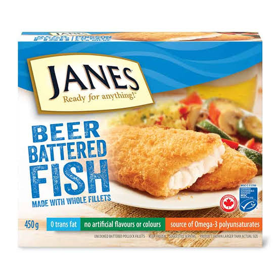 JANES FISH BEER BATTER BURGERS 450G
