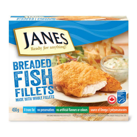 JANES FISH PUB STYLE FILLETS 450G