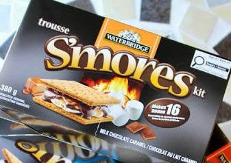 WATERBRIDGE SMORES CARAMEL AND MILK CHOC KIT 380G