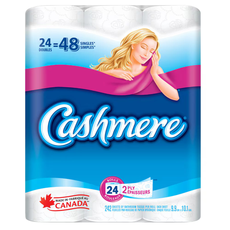 CASHMERE 24 DOUBLE ROLL TOILET TISSUE