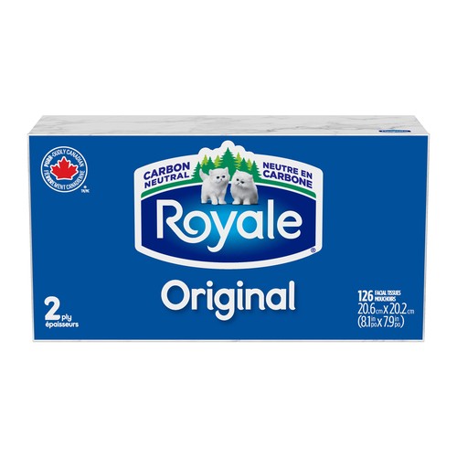 Royale Facial Tissue - 2 Ply 100 Tissues - Single Box