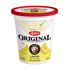 Image of Astro Indulgent Yogurt, Lemon 650g