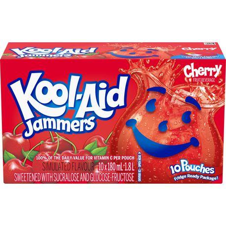 Kool Aid Jammers Cherry10 X 180 Ml