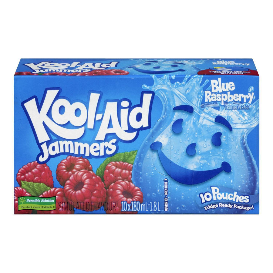 Kool Aid Jammers Blue Raspberry10 X 180 Ml
