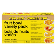 Image of No Name Club Size Fruit Bowl Variety Pack 16X107Ml