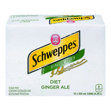 Image of Schweppes Diet Ginger Ale 12X355Ml