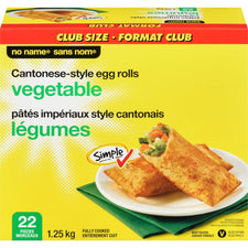 Image of No Name Cantonese Style Vegetable Egg Rolls 1.25Kg