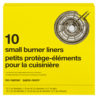 Image of No Name Electric Burner Liners 10Pk 150 G