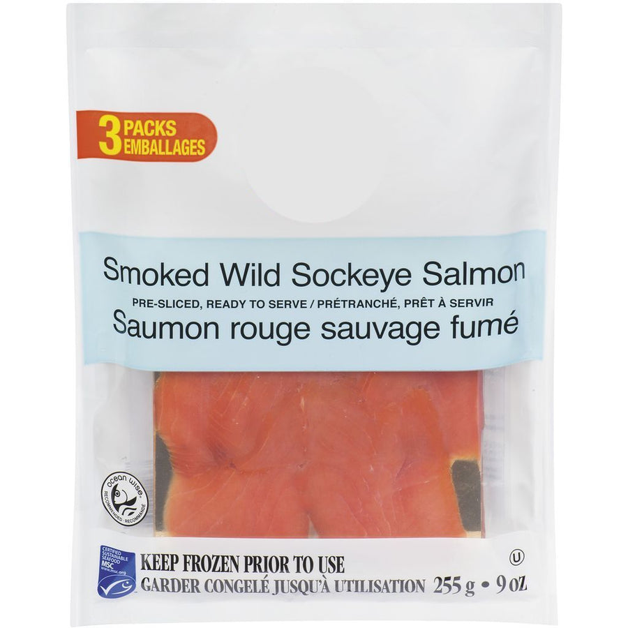 Smoked Wild Sockeye Salmon 255 G