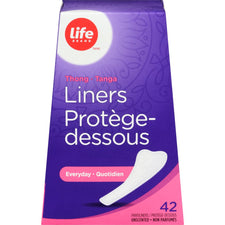 Image of Life Brand Thong Liners 42pk