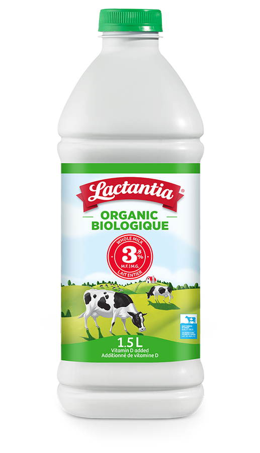 Lactantia Organic 3.8% Milk 1.5 Litre