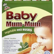 Image of Mum Mum Organic Rice Biscuit Pea & Carrot 50g