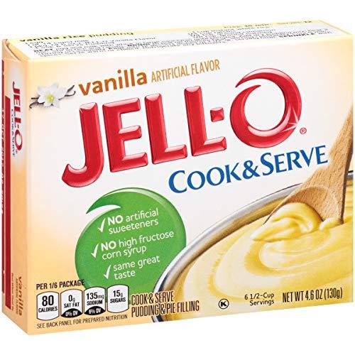 Jello Vanilla Cooked Pudding/P 135 Gr