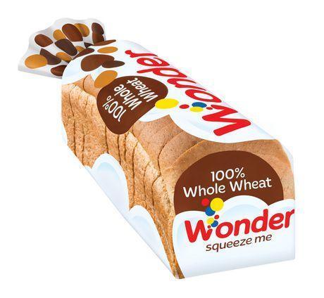 Wonder 100% Whole Wheat Bread 675g