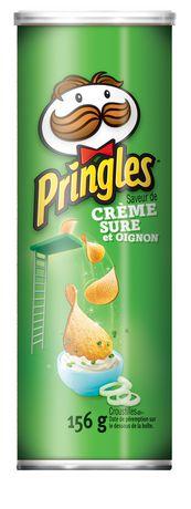 Pringles Potato Chips, Sour Cream & Onion 156g