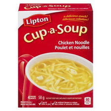 Image of Lipton Chicken Noodle Cup A Soup 4 Pack