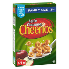 Image of Cheerios Apple Cinnamon Cereal Family Size 778 g
