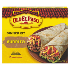 Image of Old El Paso Burrito Kit 510 G