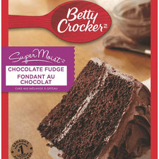 Image of Betty Crocker Supermoist Cake Mix, Chocolate Fudge 432g
