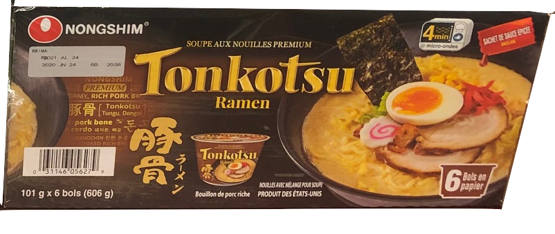 Tonkotsu Ramen Noodles 6x101g