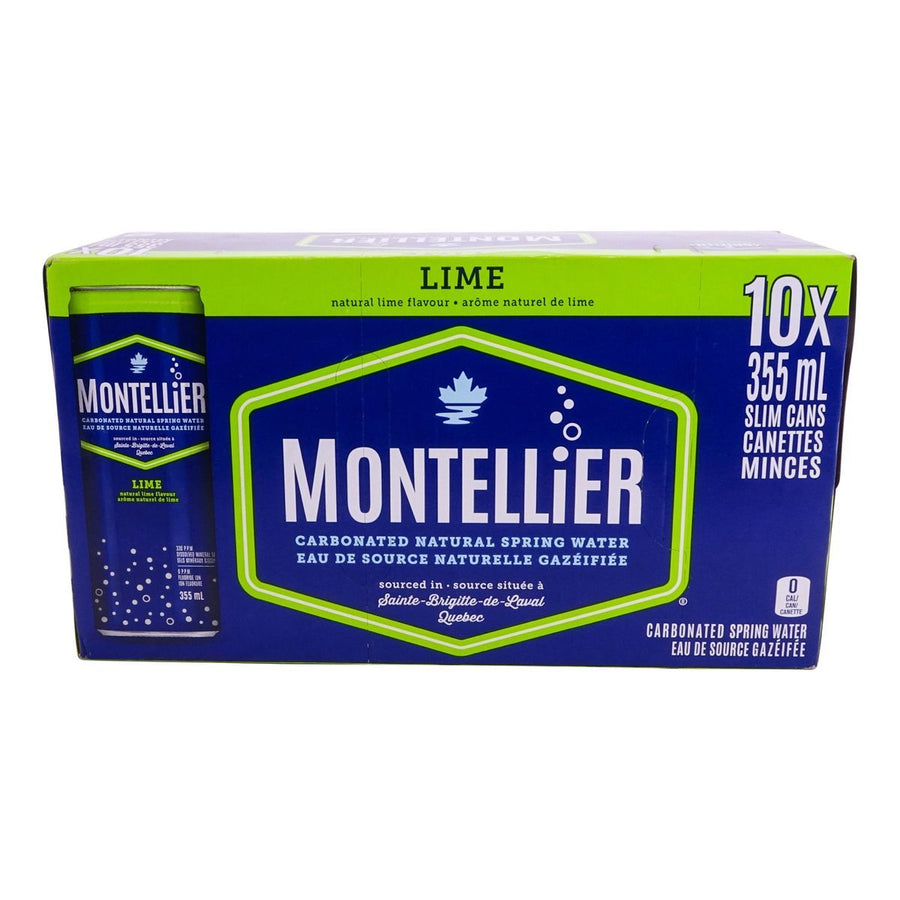 Montellier Lime Carb Water 10X355 Ml