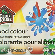 Image of Club House Food Colours Original 4 Vials28 Ml