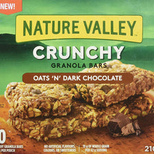 Image of Nature Valley Crunchy Granola Bar, Oats And Dark Chocolate 210g