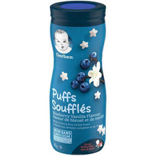 Image of Gerber Puffs Baby Snacks, Blueberry Vanilla 42g