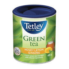 Image of Tetley Green Tea Honey Lemon Ginseng 24pk