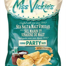 Image of Miss Vickie's Kettle Cooked Potato Chips, Sea Salt & Malt Vinegar 275g