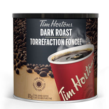 Image of Tim Hortons Dark Roast Fine Ground Coffee 875g