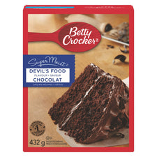 Image of Betty Crocker Supermoist Cake Mix, Devils Food 432g