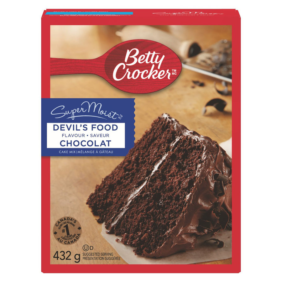 Betty Crocker Supermoist Cake Mix, Devils Food 432g