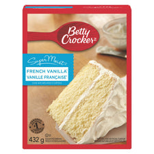 Image of Betty Crocker Supermoist Cake Mix, French Vanilla 432g
