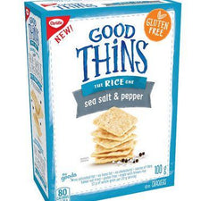 Image of Christie Good Thins Rice Crackers, Sea Salt And Pepper 100g