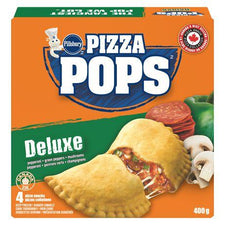 Image of Pillsbury Frozen Pizza Pops, Deluxe Pizza Snacks 4 Pack 380 G