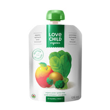 Image of Love Child, Organic Apple Spinach Kiwi Broccoli Puree Pouch 128mL